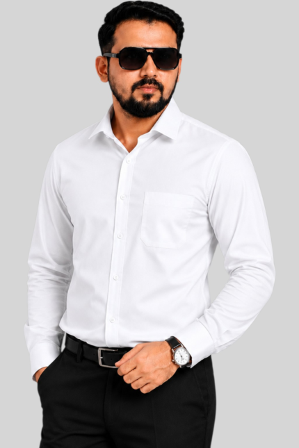 White Giza Cotton Shirt