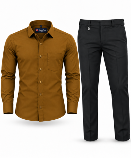 Mustard Brown + Black