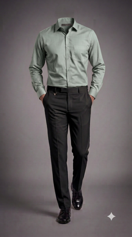 Sage Green + Black